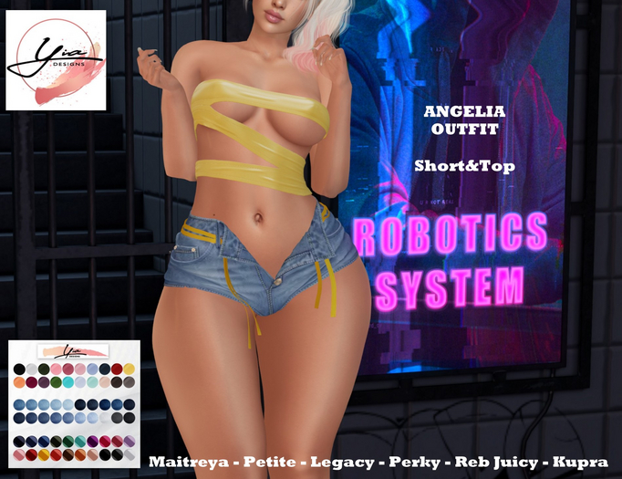 ..YIA.. Angelia Outfit 20 Colors (Short&Top) Fatpack