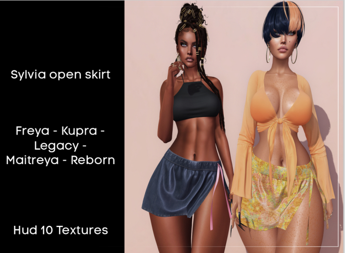 Sylvia Open Skirt with Hud