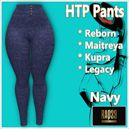 [R39] HTP Pants-Navy