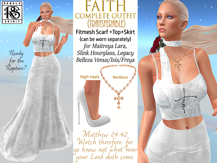 RebelsSpirit - FAITH Full Outfit - TRANSFER