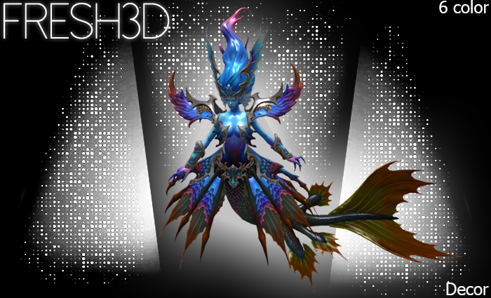 FRESH3D Mermaid Princess