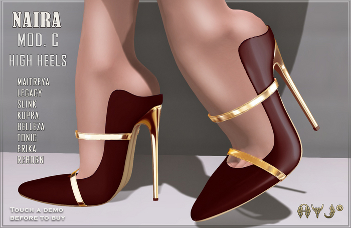 EXCLUSIVE HEELS MOD: NAIRA -C- * NEW COLLECTION * A&J CREATIONS AND FRANCHISE