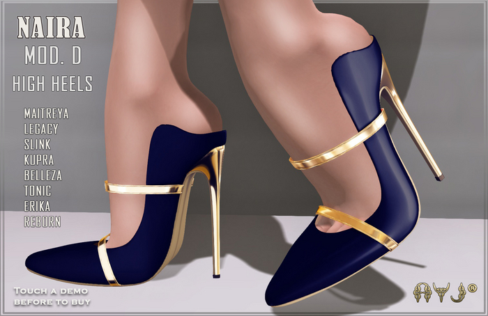 EXCLUSIVE HEELS MOD: NAIRA -D- * NEW COLLECTION * A&J CREATIONS AND FRANCHISE