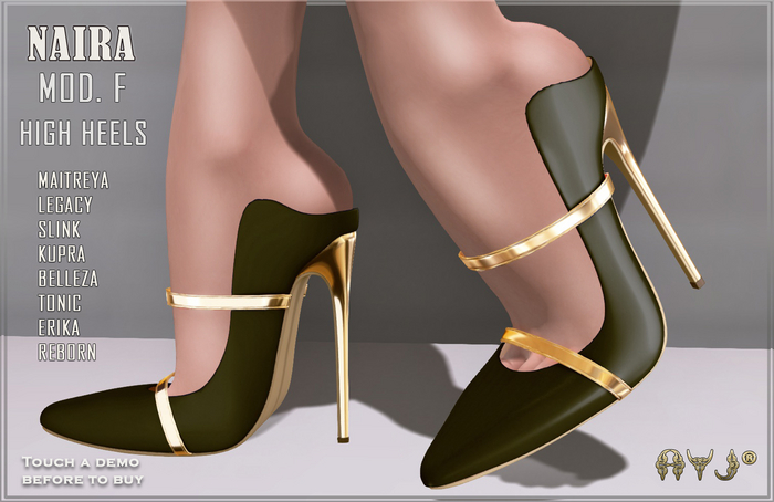 EXCLUSIVE HEELS MOD: NAIRA -F- * NEW COLLECTION * A&J CREATIONS AND FRANCHISE