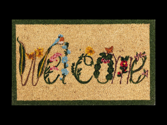 *6KW* FULL PERM Spring Welcome Mat Texture #2