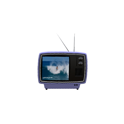 Retro TV (Pastel Purple) with Youtube Player