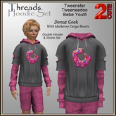 Threads Hoodie Set [2cute] Donut Geek