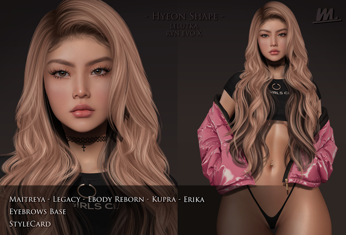::Midori's Store:: Hyeon Shape (Lelutka Ryn 3.1 Evo X)