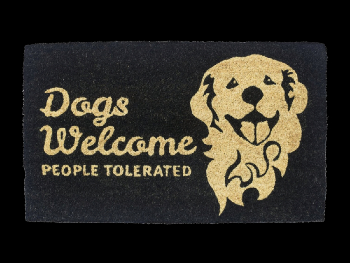 *6KW* FULL PERM Dogs Welcome Mat Texture #3