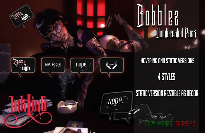 Inkling // Bobblez // Uninterested Pack 