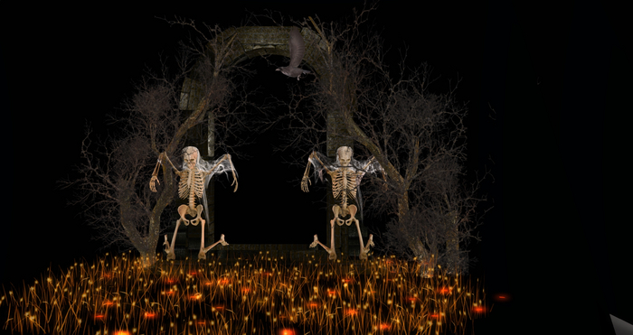 Motion & Leaves-Skellys Entrance