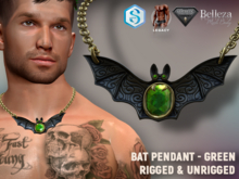 [7/11] Bat Pendant - GREEN