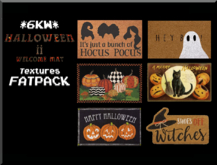 *6KW* FULL PERM Halloween II Welcome Mat Textures FATPACK