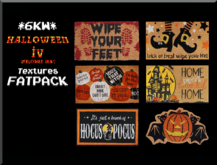 *6KW* FULL PERM Halloween IV Welcome Mat Textures FATPACK