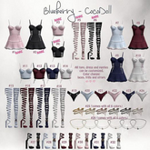 #2 Blueberry - Cocodoll Set - M - Dress - Black RARE
