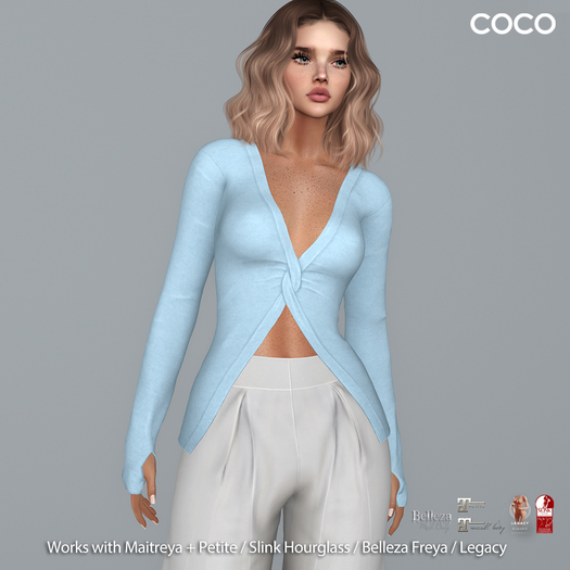 *COCO*_StretchJerseyTop_LightBlue