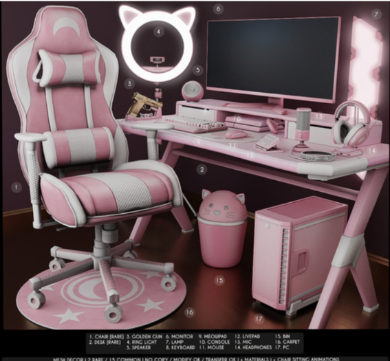 1. BAMSE : E-GAMER - Chair RARE