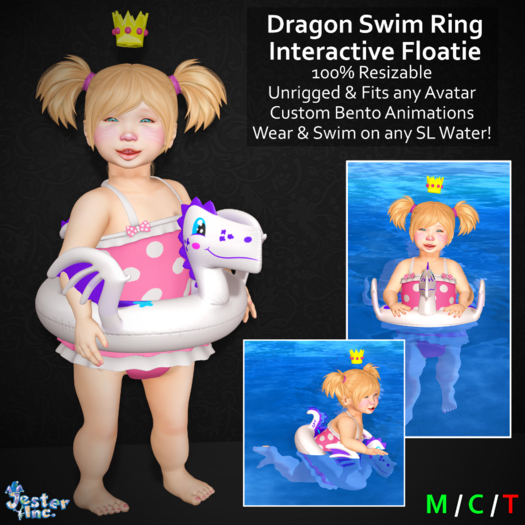 [Jester Inc.] Dragon Swim Ring!