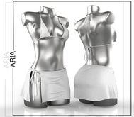 White Rouvy Outfit Maitreya Legacy Perky Reborn