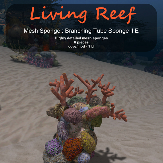 Inochi Reef - Branching Tube Sponge II E