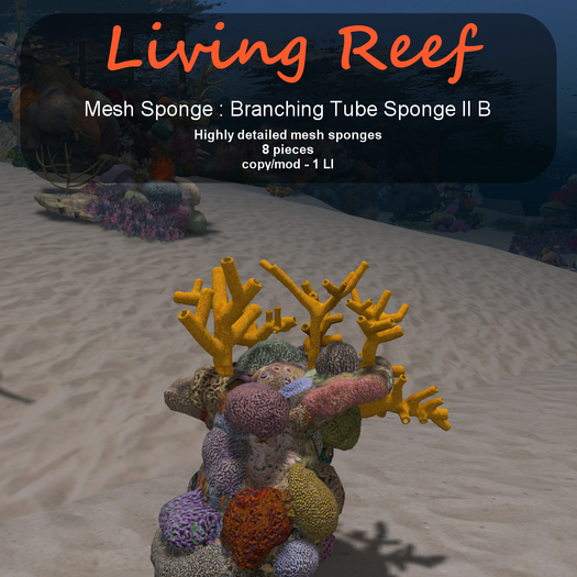 Inochi Reef - Branching Tube Sponge II B