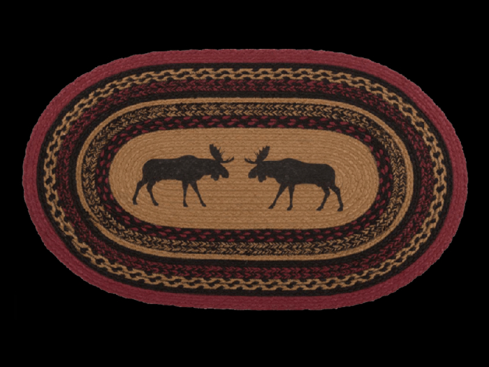 *6KW* FULL PERM Braided Rustic Doormat Texture