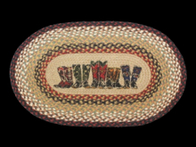 *6KW* FULL PERM Braided Cowboy Rug Texture