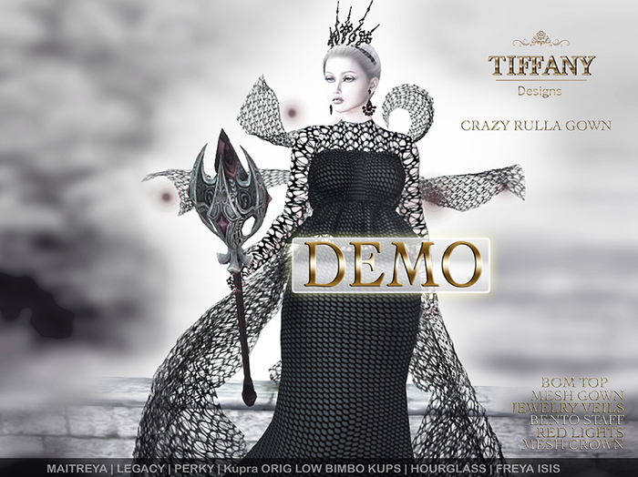 ::TD:: Crazy Rulla Gown {Mesh} Halloween DEMO