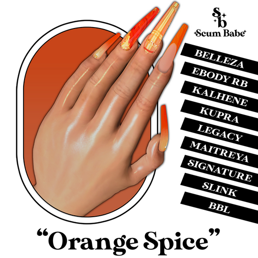 .:[SB]:. Orange Spice Nails