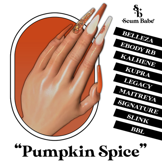 .:[SB]:. Pumpkin Spice Nails