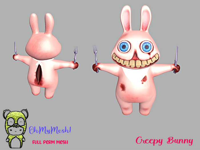 OhMyMesh! Creepy Bunny - Full Perm Mesh