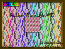 Rainbow Wave Light #02 Seamless Texture Set