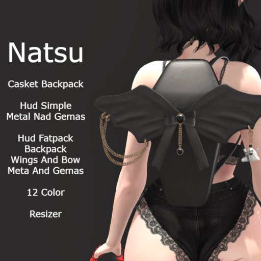 Natsu ; Casket Backpack-Violet