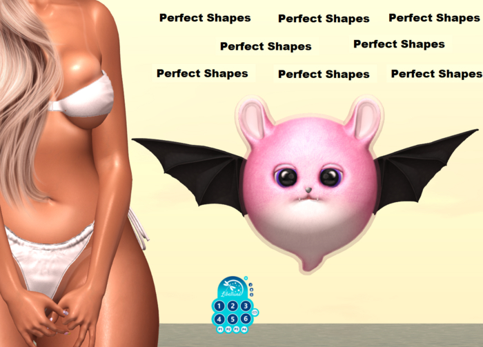 SEmotion Libellune Fluffy Bat Companion RARE 01 PINK