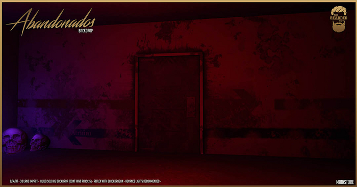 Abandonados Backdrop - The Bearded Guy