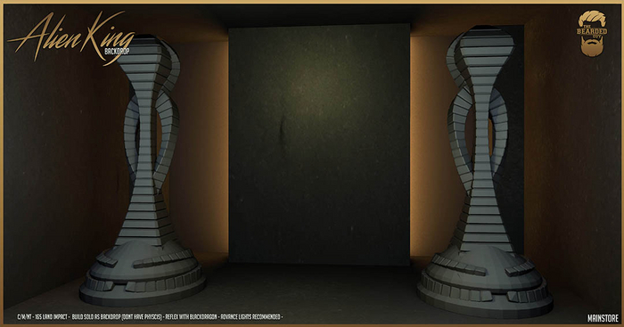 Alien King Backdrop - The Bearded Guy