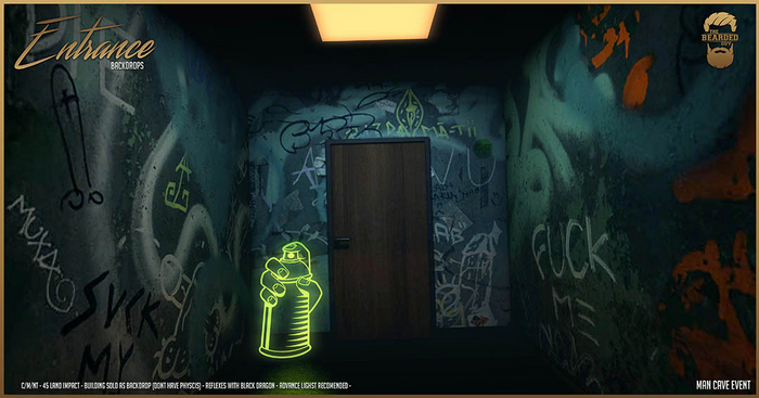 Entrance Art V1 Backdrop - The Bearded Guy