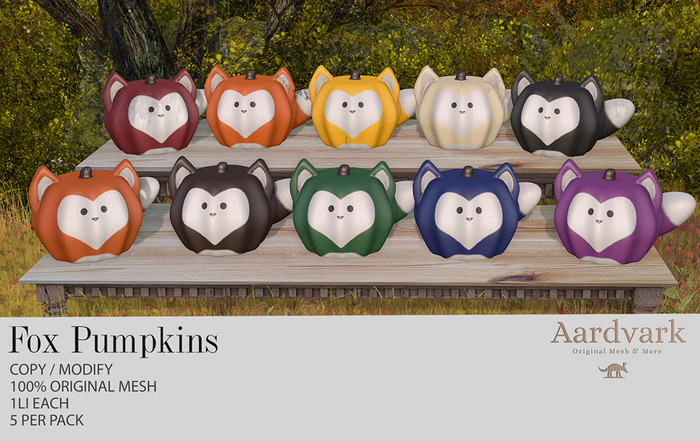 Aardvark : Fox Pumpkins - FATPACK