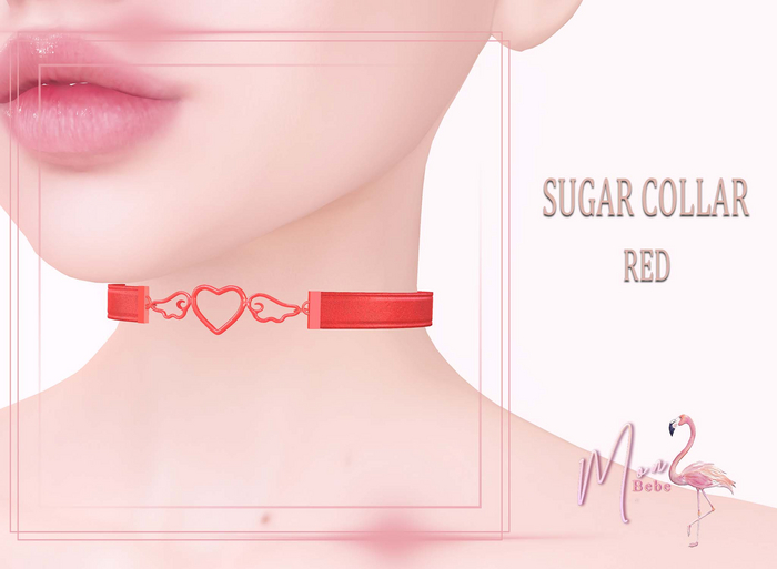Mon Bebe - Sugar Collar - Red