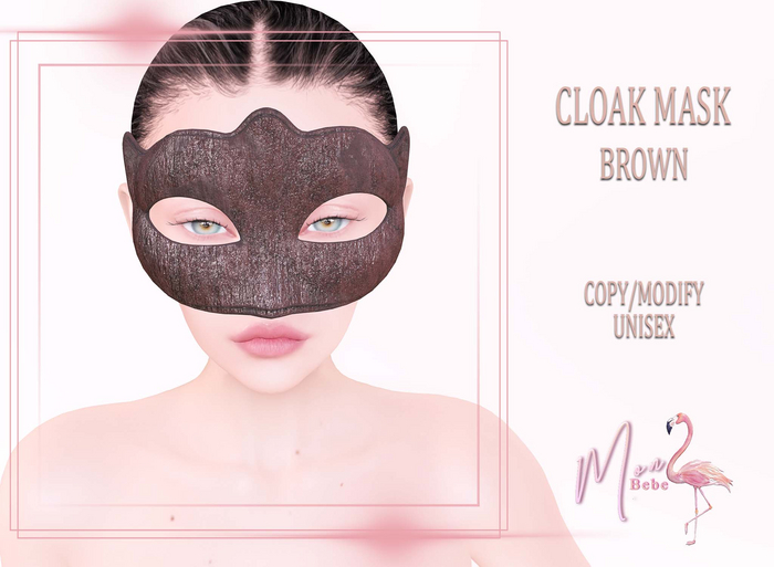 Mon Bebe - Cloak Mask - Brown
