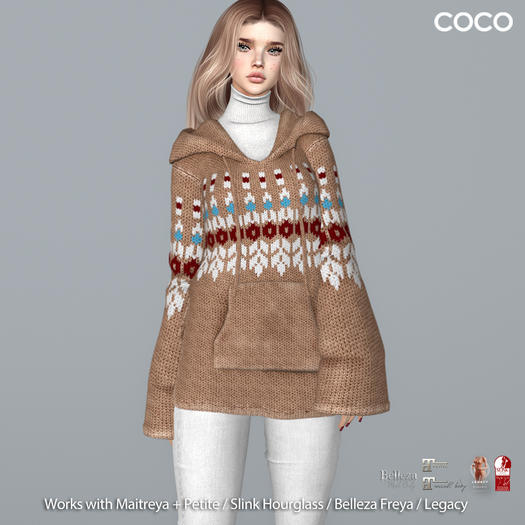 *COCO*_HoodedSweater_PaleBrown