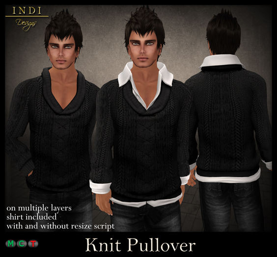 INDI Designs - Knit Pullover black