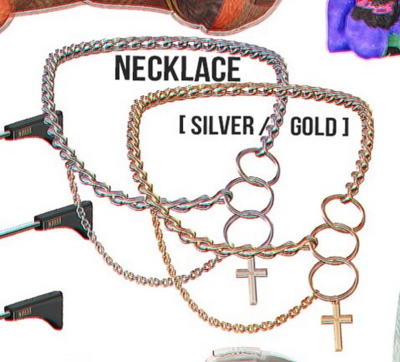 `M.BIRDIE / Denber look. NECKLACE Silver