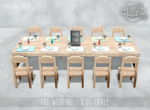 -DRD- The Wedding - Kids Table