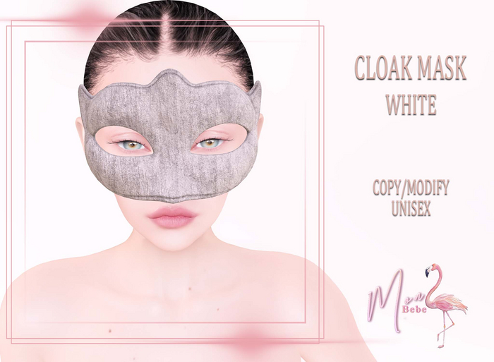 Mon Bebe - Cloak Mask - White