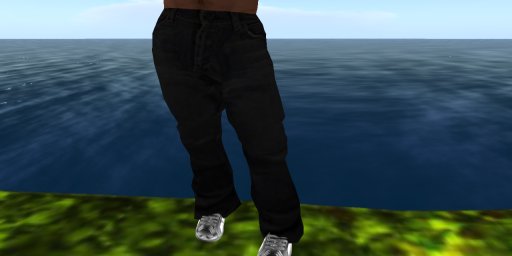 baggy black jeans