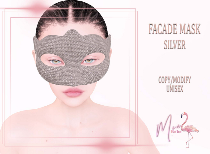 Mon Bebe - Facade Mask - Silver