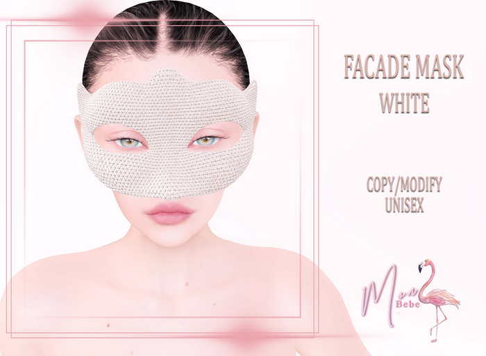 Mon Bebe - Facade Mask - White