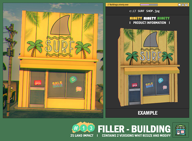 ninety - Surf Shop Filler Building [ 13 ]