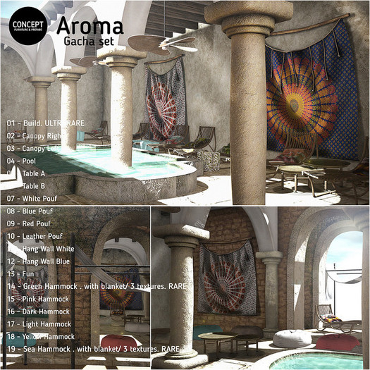 14. Concept} Aroma. Green Hammock. RARE